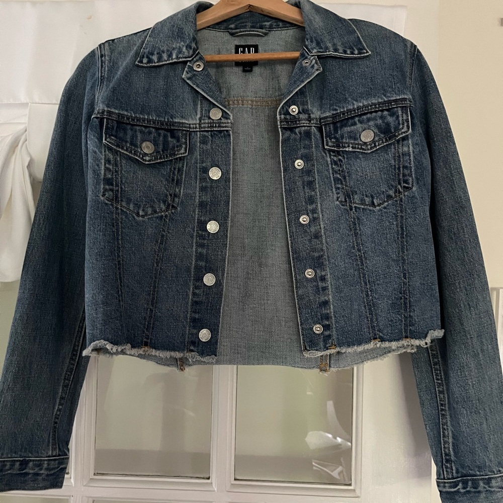 Gap frayed hem Jean jacket